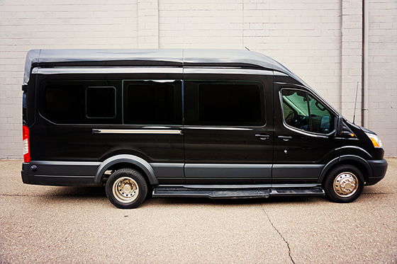 black van in Detroit