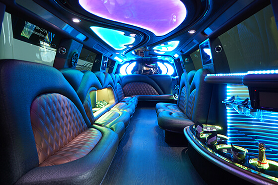 wet bar i a limo