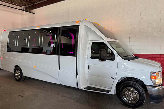 stylish party bus