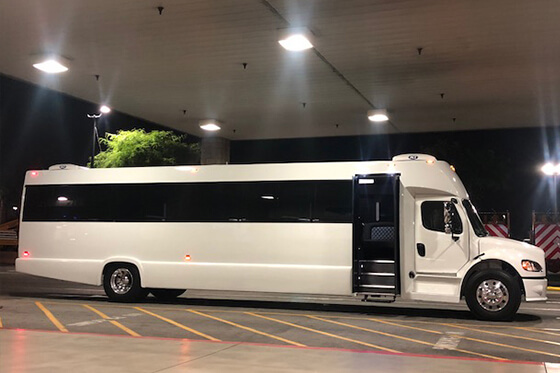 party bus with many seats
