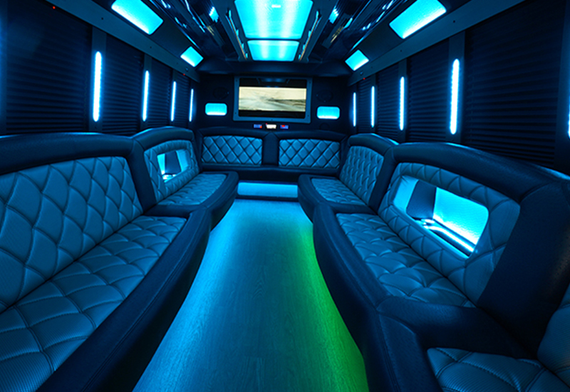comfortable bus seating